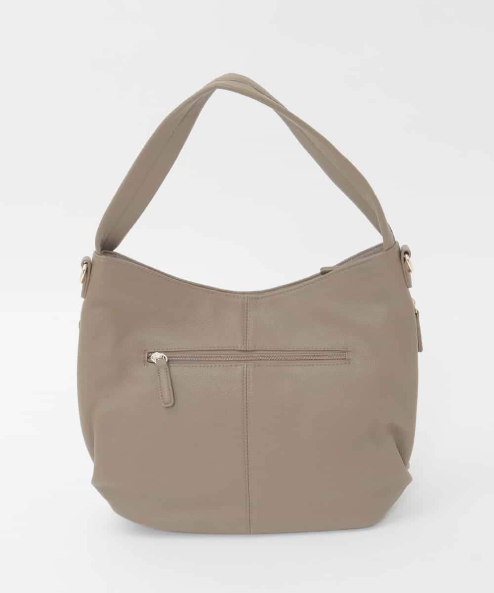 BPKAG28280 MK MICHEL KLEIN BAG(MK ミッシェルクラン バッグ) [2WAY]カウレザーワンハンドルタックバッグ カーキブラウン