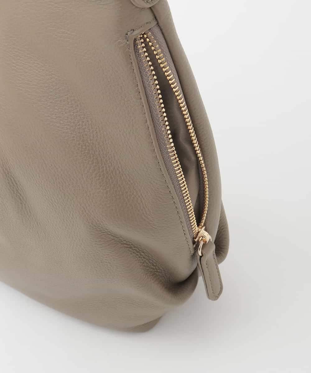 BPKAG28280 MK MICHEL KLEIN BAG(MK ミッシェルクラン バッグ) [2WAY]カウレザーワンハンドルタックバッグ カーキブラウン