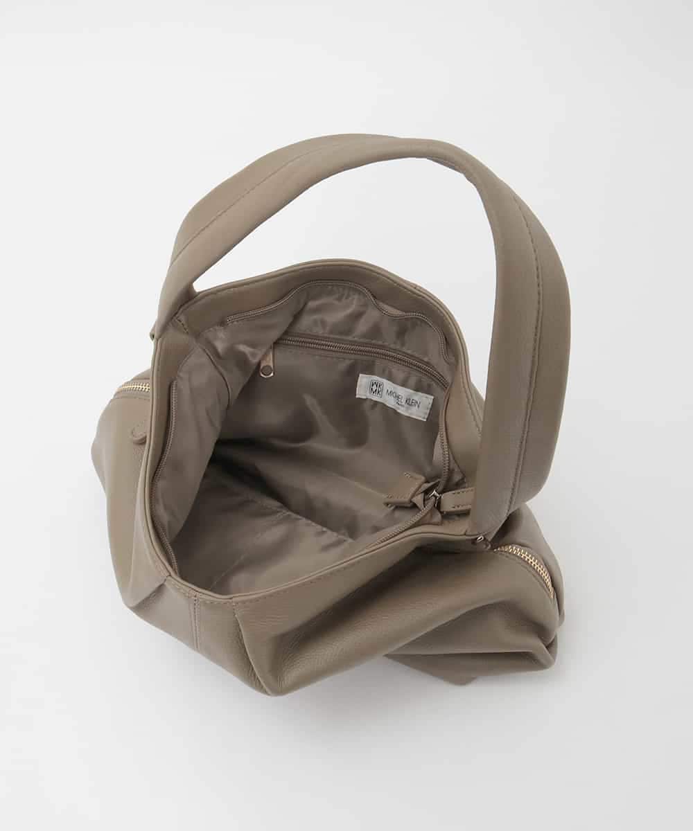 BPKAG28280 MK MICHEL KLEIN BAG(MK ミッシェルクラン バッグ) [2WAY]カウレザーワンハンドルタックバッグ カーキブラウン
