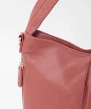 BPKAG28280 MK MICHEL KLEIN BAG(MK ミッシェルクラン バッグ) [2WAY]カウレザーワンハンドルタックバッグ カーキブラウン