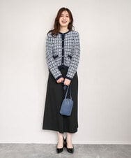 BPKAG30170 MK MICHEL KLEIN BAG(MK ミッシェルクラン バッグ) [軽量]ラウンドジップコンパクトショルダーバッグ シルバー