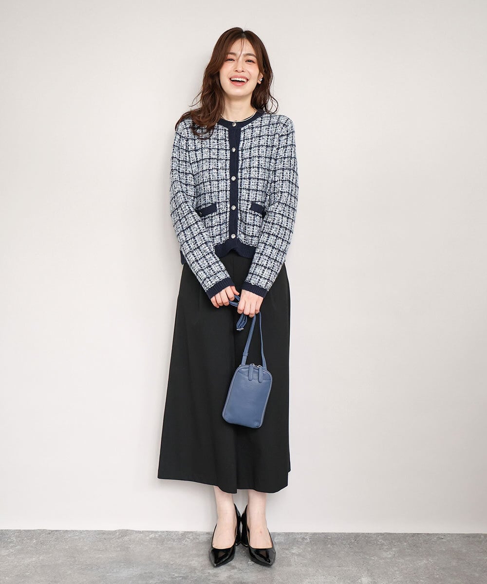 BPKAG30170 MK MICHEL KLEIN BAG(MK ミッシェルクラン バッグ) [軽量]ラウンドジップコンパクトショルダーバッグ シルバー