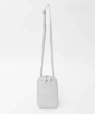 BPKAG30170 MK MICHEL KLEIN BAG(MK ミッシェルクラン バッグ) [軽量]ラウンドジップコンパクトショルダーバッグ シルバー