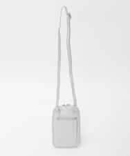 BPKAG30170 MK MICHEL KLEIN BAG(MK ミッシェルクラン バッグ) [軽量]ラウンドジップコンパクトショルダーバッグ シルバー