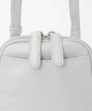 BPKAG30170 MK MICHEL KLEIN BAG(MK ミッシェルクラン バッグ) [軽量]ラウンドジップコンパクトショルダーバッグ シルバー