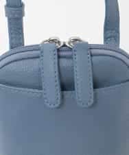 BPKAG30170 MK MICHEL KLEIN BAG(MK ミッシェルクラン バッグ) [軽量]ラウンドジップコンパクトショルダーバッグ シルバー