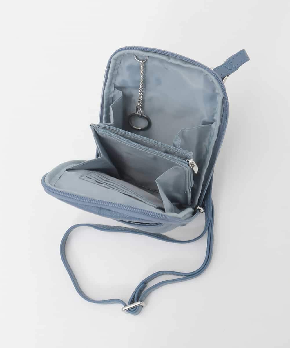 BPKAG30170 MK MICHEL KLEIN BAG(MK ミッシェルクラン バッグ) [軽量]ラウンドジップコンパクトショルダーバッグ シルバー