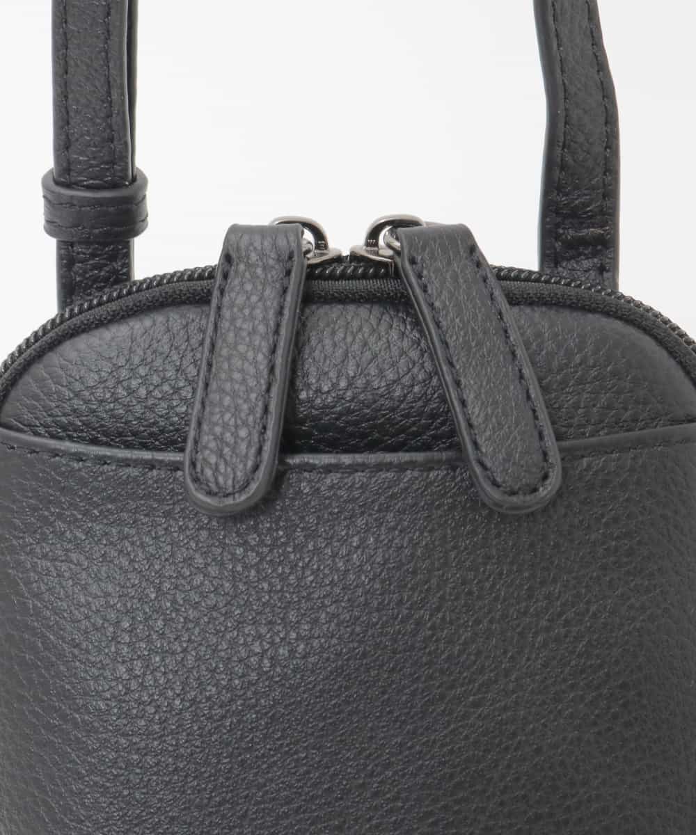 BPKAG30170 MK MICHEL KLEIN BAG(MK ミッシェルクラン バッグ) [軽量]ラウンドジップコンパクトショルダーバッグ シルバー