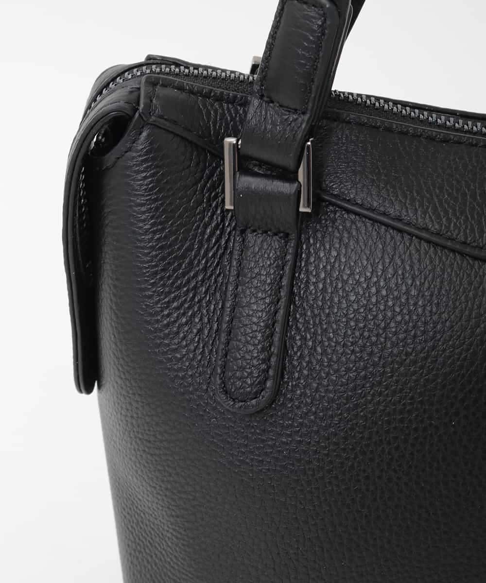 BPKAG31270 MK MICHEL KLEIN BAG(MK ミッシェルクラン バッグ) [2WAY/軽量]ダブルジップレザーコンパクトバッグ ベージュ