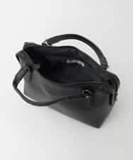 BPKAG31270 MK MICHEL KLEIN BAG(MK ミッシェルクラン バッグ) [2WAY/軽量]ダブルジップレザーコンパクトバッグ ベージュ