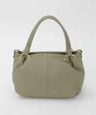 BPKAG33280 MK MICHEL KLEIN BAG(MK ミッシェルクラン バッグ) [2WAY]リングデザイン牛革コンパクトトート カーキ