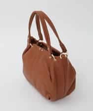 BPKAG33280 MK MICHEL KLEIN BAG(MK ミッシェルクラン バッグ) [2WAY]リングデザイン牛革コンパクトトート キャメル