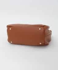 BPKAG33280 MK MICHEL KLEIN BAG(MK ミッシェルクラン バッグ) [2WAY]リングデザイン牛革コンパクトトート キャメル
