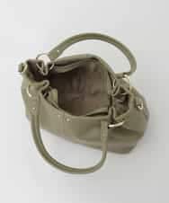 BPKAG33280 MK MICHEL KLEIN BAG(MK ミッシェルクラン バッグ) [2WAY]リングデザイン牛革コンパクトトート キャメル