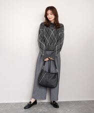 BPKAG34280 MK MICHEL KLEIN BAG(MK ミッシェルクラン バッグ) [2WAY]アシメファスナーレザーデザインバッグ ブラウン