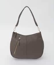 BPKAG34280 MK MICHEL KLEIN BAG(MK ミッシェルクラン バッグ) [2WAY]アシメファスナーレザーデザインバッグ ブラウン