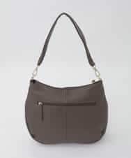 BPKAG34280 MK MICHEL KLEIN BAG(MK ミッシェルクラン バッグ) [2WAY]アシメファスナーレザーデザインバッグ ブラウン