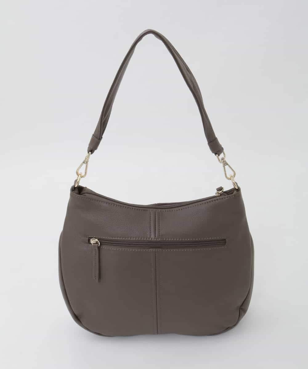 BPKAG34280 MK MICHEL KLEIN BAG(MK ミッシェルクラン バッグ) [2WAY]アシメファスナーレザーデザインバッグ ブラウン