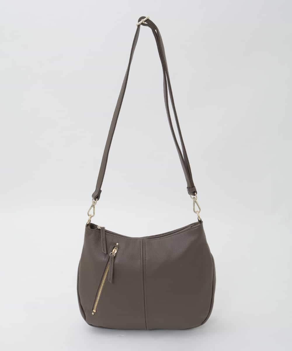 BPKAG34280 MK MICHEL KLEIN BAG(MK ミッシェルクラン バッグ) [2WAY]アシメファスナーレザーデザインバッグ ブラウン
