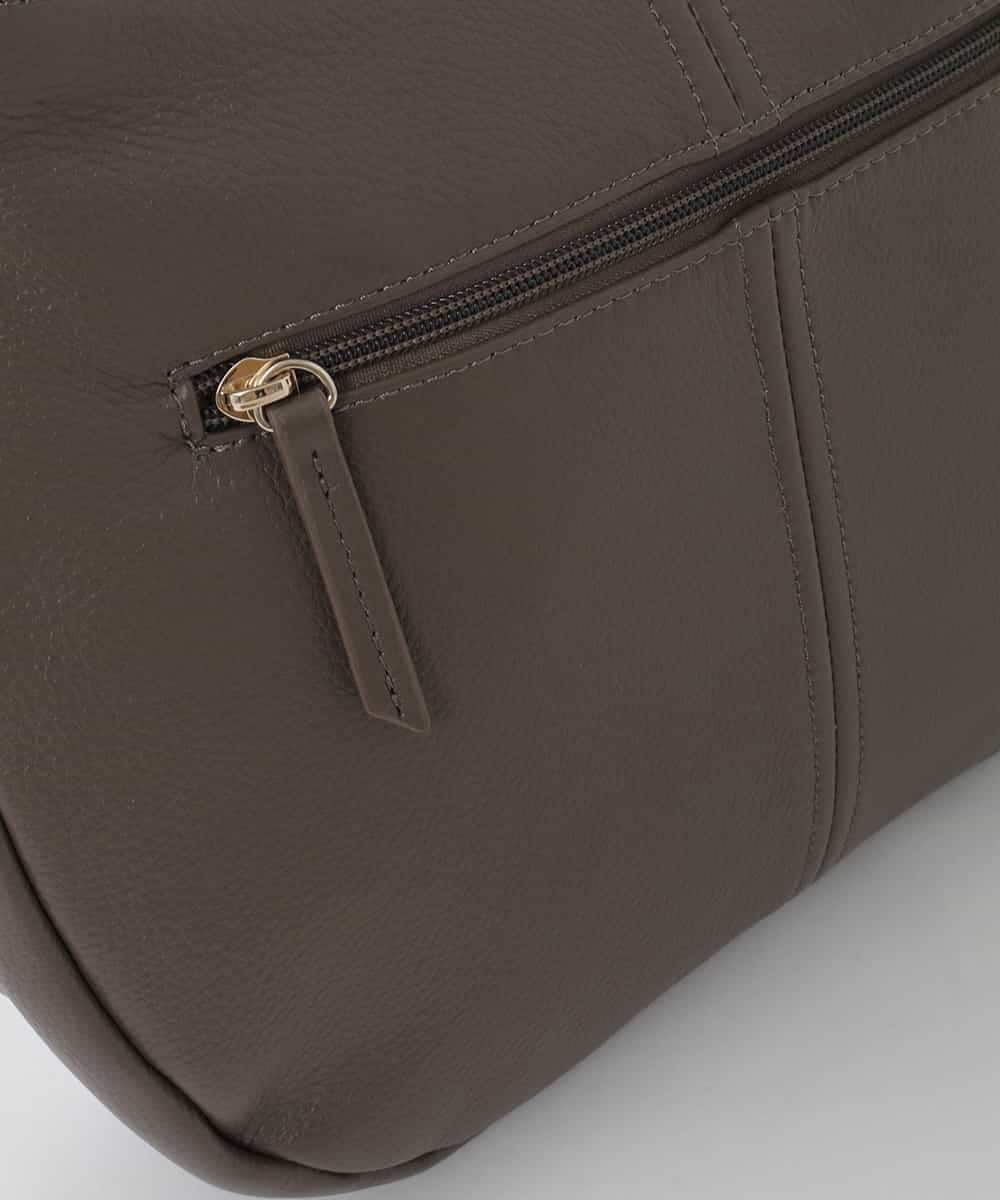 BPKAG34280 MK MICHEL KLEIN BAG(MK ミッシェルクラン バッグ) [2WAY]アシメファスナーレザーデザインバッグ ブラウン