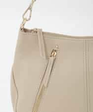 BPKAG34280 MK MICHEL KLEIN BAG(MK ミッシェルクラン バッグ) [2WAY]アシメファスナーレザーデザインバッグ ブラウン