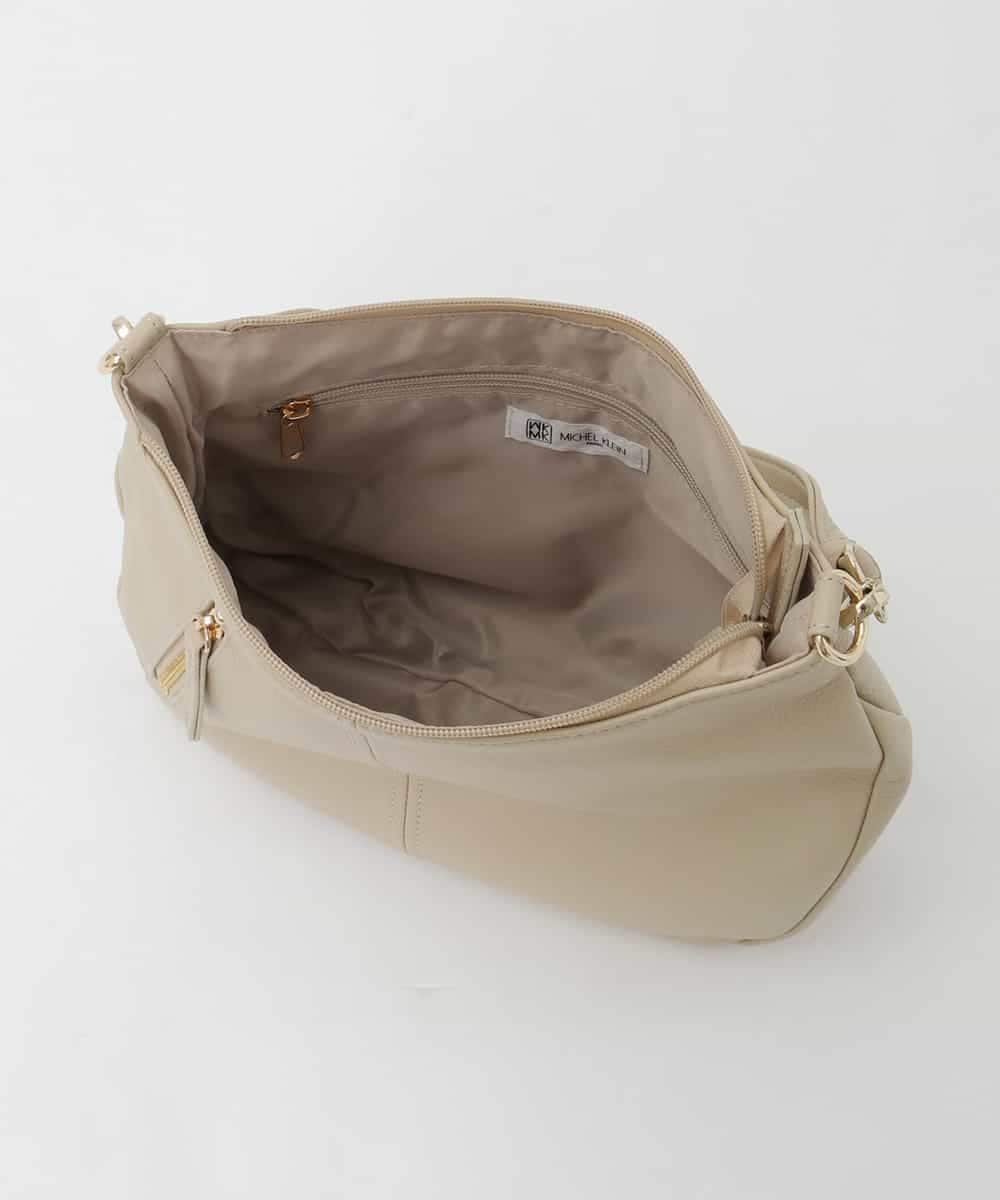 BPKAG34280 MK MICHEL KLEIN BAG(MK ミッシェルクラン バッグ) [2WAY]アシメファスナーレザーデザインバッグ ブラウン