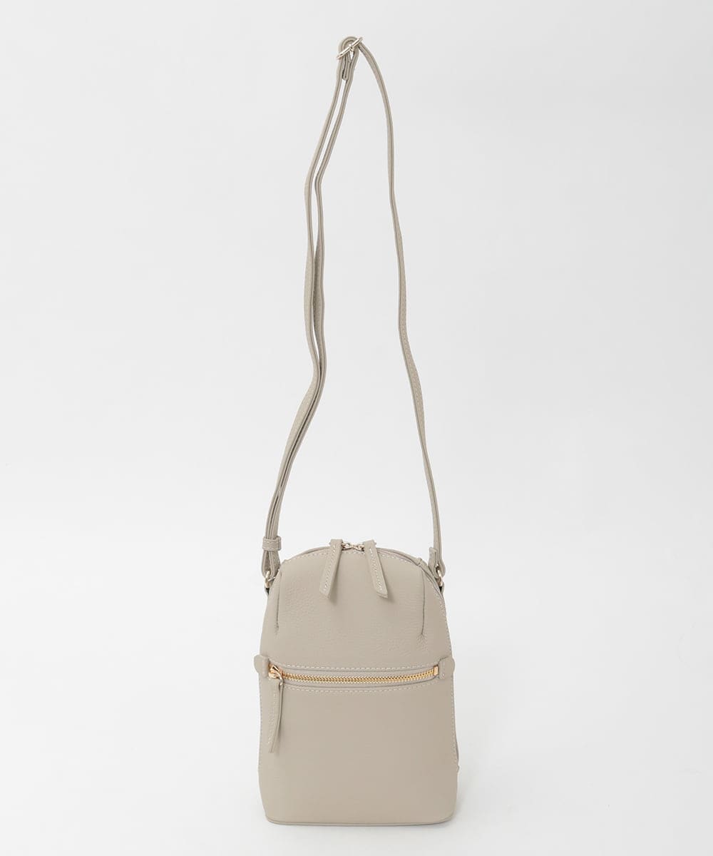 BPKAG80190 MK MICHEL KLEIN BAG(MK ミッシェルクラン バッグ) [300g以下の軽量]牛革ラウンドジップショルダーバッグ グリーン
