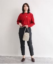BPKAG80190 MK MICHEL KLEIN BAG(MK ミッシェルクラン バッグ) [300g以下の軽量]牛革ラウンドジップショルダーバッグ グリーン