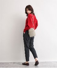 BPKAG80190 MK MICHEL KLEIN BAG(MK ミッシェルクラン バッグ) [300g以下の軽量]牛革ラウンドジップショルダーバッグ グリーン