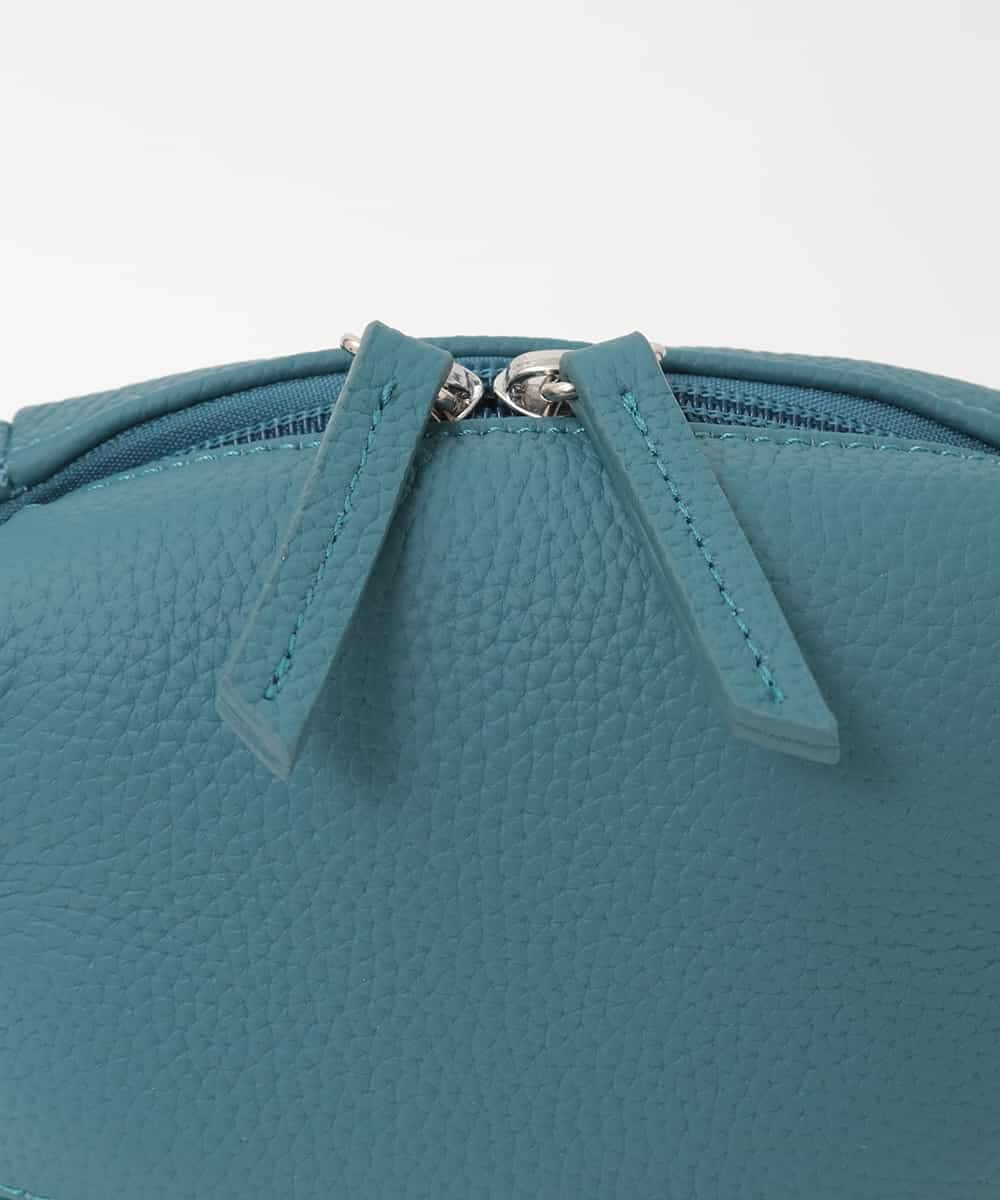 BPKAG80190 MK MICHEL KLEIN BAG(MK ミッシェルクラン バッグ) [300g以下の軽量]牛革ラウンドジップショルダーバッグ ライトグリーン
