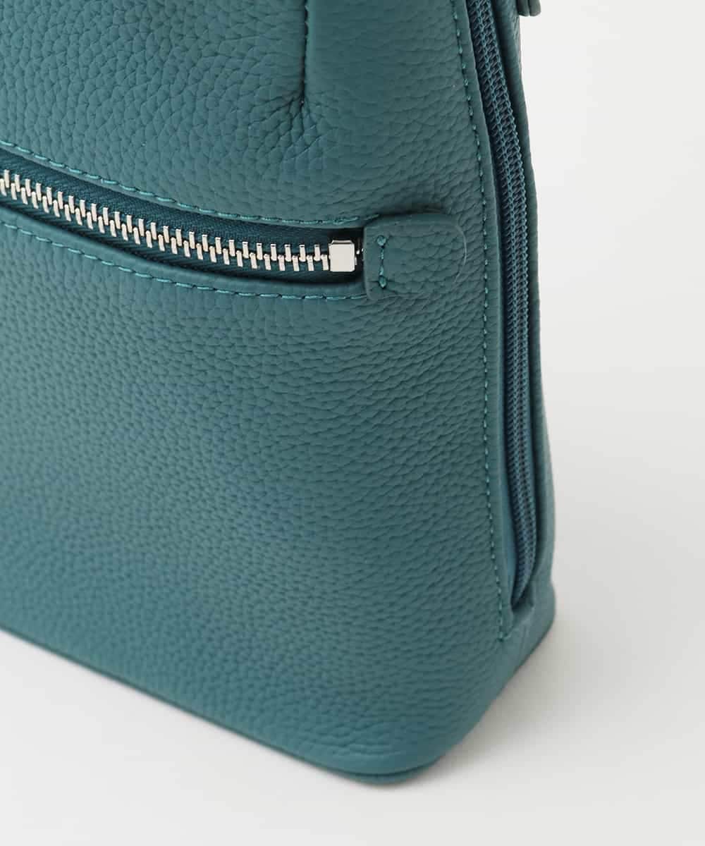 BPKAG80190 MK MICHEL KLEIN BAG(MK ミッシェルクラン バッグ) [300g以下の軽量]牛革ラウンドジップショルダーバッグ ライトグリーン