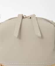 BPKAG80190 MK MICHEL KLEIN BAG(MK ミッシェルクラン バッグ) [300g以下の軽量]牛革ラウンドジップショルダーバッグ ライトグリーン