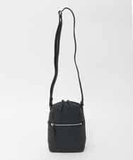 BPKAG80190 MK MICHEL KLEIN BAG(MK ミッシェルクラン バッグ) [300g以下の軽量]牛革ラウンドジップショルダーバッグ ブラック