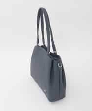 BPKAG81330 MK MICHEL KLEIN BAG(MK ミッシェルクラン バッグ) [2WAY/A4収納可]サークルメタルデザイン牛革トートバッグ ネイビー