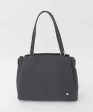 BPKAG81330 MK MICHEL KLEIN BAG(MK ミッシェルクラン バッグ) [2WAY/A4収納可]サークルメタルデザイン牛革トートバッグ ブラック