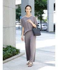 BPKAG86290 MK MICHEL KLEIN BAG(MK ミッシェルクラン バッグ) [2WAY]ベルトデザインレザーミニトート アイボリー