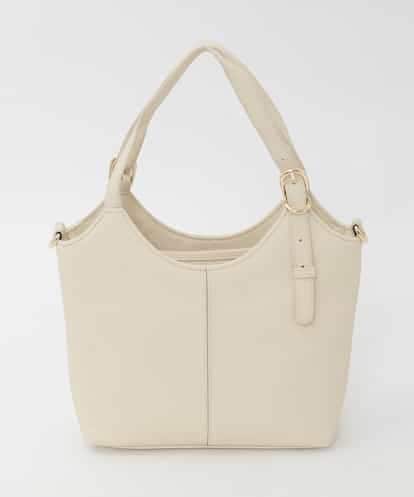 BPKAG86290 MK MICHEL KLEIN BAG [2WAY]ベルトデザインレザーミニトート