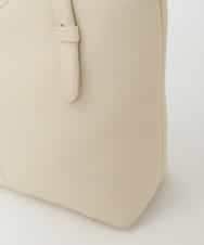 BPKAG86290 MK MICHEL KLEIN BAG(MK ミッシェルクラン バッグ) [2WAY]ベルトデザインレザーミニトート アイボリー