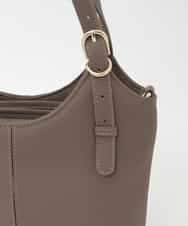 BPKAG86290 MK MICHEL KLEIN BAG(MK ミッシェルクラン バッグ) [2WAY]ベルトデザインレザーミニトート アイボリー