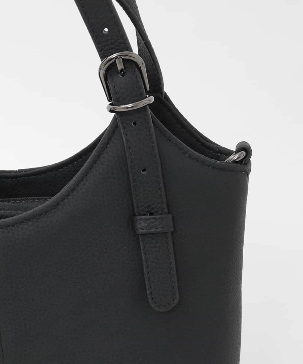 BPKAG86290 MK MICHEL KLEIN BAG(MK ミッシェルクラン バッグ) [2WAY]ベルトデザインレザーミニトート アイボリー