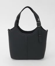 BPKAG86290 MK MICHEL KLEIN BAG(MK ミッシェルクラン バッグ) [2WAY]ベルトデザインレザーミニトート ブラック