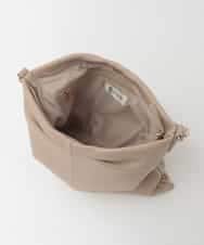 BPKAG87280 MK MICHEL KLEIN BAG(MK ミッシェルクラン バッグ) [2WAY]タックデザイン牛革スクエアショルダーバッグ ベージュ