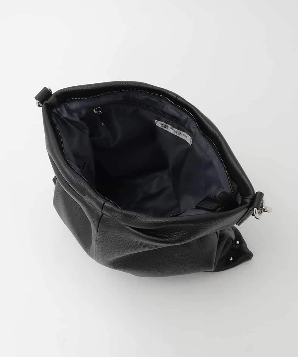 BPKAG87280 MK MICHEL KLEIN BAG(MK ミッシェルクラン バッグ) [2WAY]タックデザイン牛革スクエアショルダーバッグ ベージュ