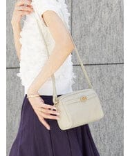 BPKAG88200 MK MICHEL KLEIN BAG(MK ミッシェルクラン バッグ) [軽量]カウレザースクエアミニショルダー アイボリー