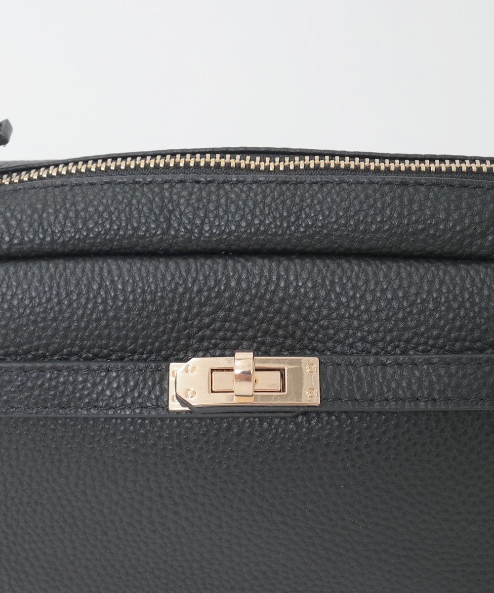 BPKAG88200 MK MICHEL KLEIN BAG(MK ミッシェルクラン バッグ) [軽量]カウレザースクエアミニショルダー ブラウン