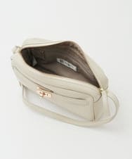 BPKAG88200 MK MICHEL KLEIN BAG(MK ミッシェルクラン バッグ) [軽量]カウレザースクエアミニショルダー ブラウン