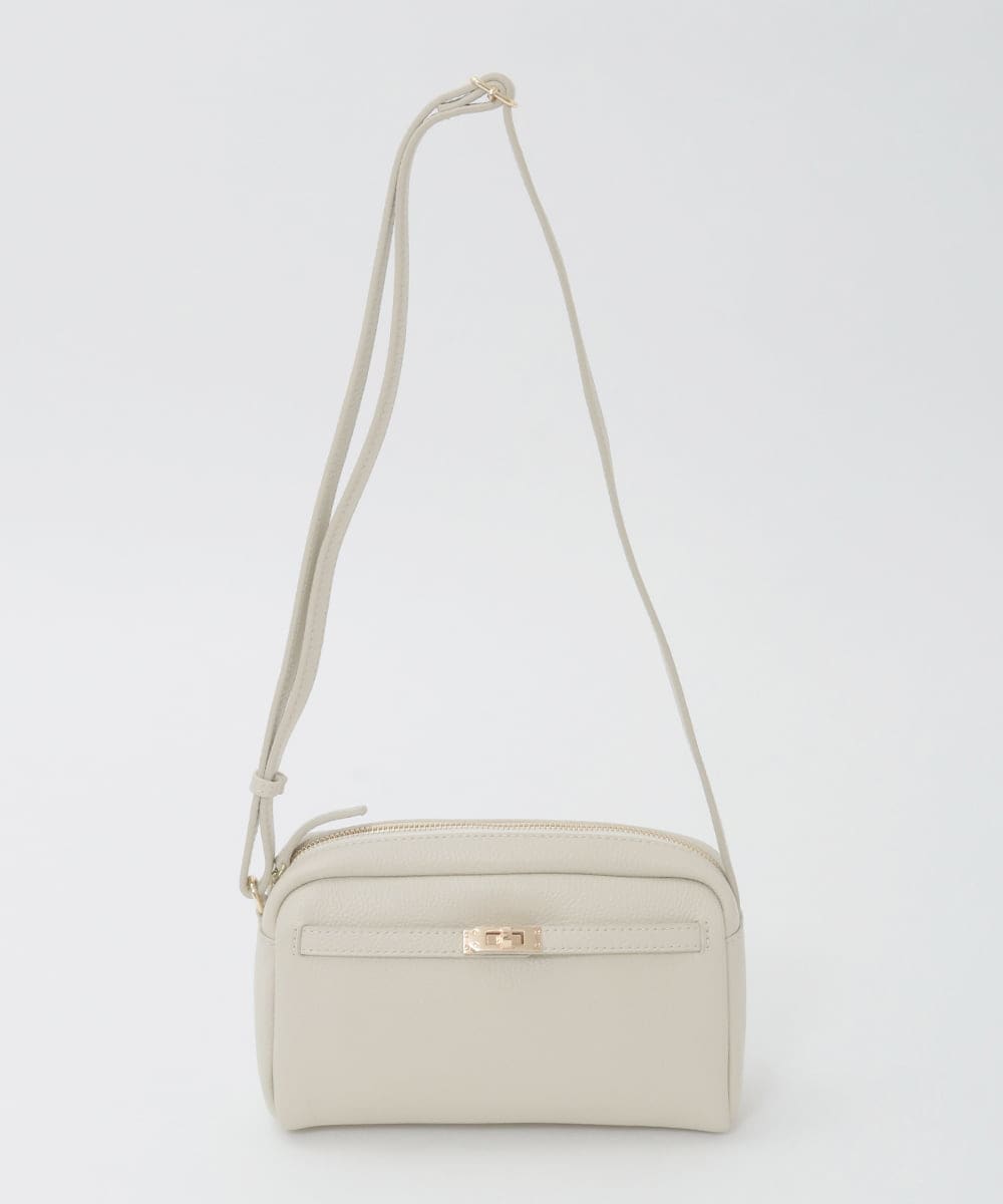 BPKAG88200 MK MICHEL KLEIN BAG(MK ミッシェルクラン バッグ) [軽量]カウレザースクエアミニショルダー ブラウン
