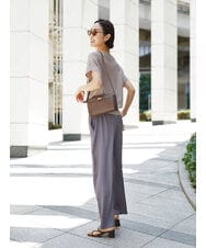 BPKAG88200 MK MICHEL KLEIN BAG(MK ミッシェルクラン バッグ) [軽量]カウレザースクエアミニショルダー ブラウン