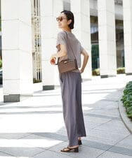 BPKAG88200 MK MICHEL KLEIN BAG(MK ミッシェルクラン バッグ) [軽量]カウレザースクエアミニショルダー ブラウン