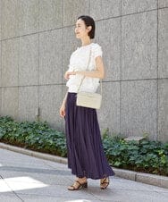 BPKAG88200 MK MICHEL KLEIN BAG(MK ミッシェルクラン バッグ) [軽量]カウレザースクエアミニショルダー ブラウン